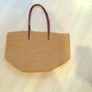 J Crew Weaved summer bag